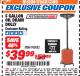 Harbor Freight ITC Coupon 5 GALLON OIL DRAIN DOLLY Lot No. 90582 Expired: 3/31/18 - $39.99