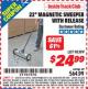 Harbor Freight ITC Coupon 22 IN. MAGNETIC FLOOR SWEEPER WITH RELEASE Lot No. 98399 Expired: 1/31/16 - $24.99