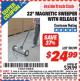 Harbor Freight ITC Coupon 22 IN. MAGNETIC FLOOR SWEEPER WITH RELEASE Lot No. 98399 Expired: 4/30/16 - $24.99