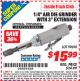 Harbor Freight ITC Coupon AIR DIE GRINDER WITH 3" EXTENSION Lot No. 99698 Expired: 4/30/15 - $15.99