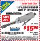 Harbor Freight ITC Coupon AIR DIE GRINDER WITH 3" EXTENSION Lot No. 99698 Expired: 4/30/15 - $15.99