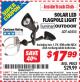 Harbor Freight ITC Coupon SOLAR FLAGPOLE LIGHT Lot No. 60555/67439 Expired: 6/30/15 - $17.99
