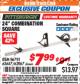 Harbor Freight ITC Coupon 24" COMBINATION SQUARE Lot No. 96791 Expired: 9/30/17 - $7.99