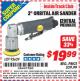 Harbor Freight ITC Coupon 2" ORBITAL AIR SANDER Lot No. 93629 Expired: 4/30/15 - $19.99