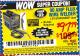 Harbor Freight Coupon 90 AMP FLUX WIRE WELDER Lot No. 61849/62719/68887 Expired: 8/12/15 - $97.79