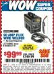 Harbor Freight Coupon 90 AMP FLUX WIRE WELDER Lot No. 61849/62719/68887 Expired: 10/1/15 - $99.99