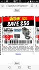 Harbor Freight Coupon 90 AMP FLUX WIRE WELDER Lot No. 61849/62719/68887 Expired: 4/3/16 - $99.99