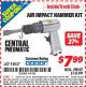 Harbor Freight ITC Coupon AIR IMPACT HAMMER KIT Lot No. 92037 Expired: 2/28/15 - $7.99