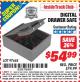 Harbor Freight ITC Coupon DIGITAL DRAWER SAFE Lot No. 62985 Expired: 2/28/15 - $54.99