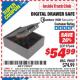 Harbor Freight ITC Coupon DIGITAL DRAWER SAFE Lot No. 62985 Expired: 9/30/15 - $54.99