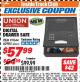 Harbor Freight ITC Coupon DIGITAL DRAWER SAFE Lot No. 62985 Expired: 8/31/17 - $57.99