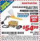 Harbor Freight ITC Coupon CENTRAL MACHINERY POWDER COATING SYSTEM Lot No. 94244 Expired: 2/28/15 - $54.99