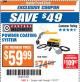 Harbor Freight ITC Coupon CENTRAL MACHINERY POWDER COATING SYSTEM Lot No. 94244 Expired: 11/21/17 - $59.99