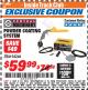 Harbor Freight ITC Coupon CENTRAL MACHINERY POWDER COATING SYSTEM Lot No. 94244 Expired: 12/31/17 - $59.99
