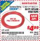 Harbor Freight ITC Coupon 50 FT. NYLON FISH TAPE Lot No. 66505 Expired: 2/28/15 - $4.99