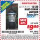 Harbor Freight ITC Coupon 12 LED HAND CRANK LANTERN Lot No. 96200 Expired: 2/28/15 - $9.99