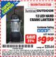 Harbor Freight ITC Coupon 12 LED HAND CRANK LANTERN Lot No. 96200 Expired: 4/30/16 - $9.99