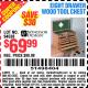 Harbor Freight Coupon WINDSOR DESIGN 8-DRAWER WOOD TOOL CHEST Lot No. 62585/94538 Expired: 4/11/15 - $69.99