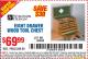 Harbor Freight Coupon EIGHT DRAWER WOOD TOOL CHEST Lot No. 62585/94538 Expired: 6/17/15 - $69.99