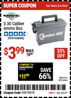 Harbor Freight FREE Coupon $15 OFF CENTRAL PNEUMATIC 3 GALLON 100 PSI OIL-FREE AIR COMPRESSOR Lot No. 61615, 97080 Expired: 1/6/22 - FWP
