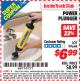Harbor Freight ITC Coupon POWER PLUNGER Lot No. 99644 Expired: 6/30/15 - $6.99