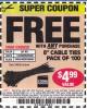 Harbor Freight FREE Coupon 8" CABLE TIES PACK OF 100 Lot No. 1142/60265/69402/34635/60263/69403 Expired: 4/14/15 - FWP