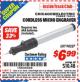 Harbor Freight ITC Coupon CORDLESS ENGRAVER Lot No. 98227 Expired: 4/30/16 - $6.99