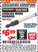Harbor Freight ITC Coupon CORDLESS ENGRAVER Lot No. 98227 Expired: 12/31/17 - $6.99