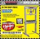 Harbor Freight Coupon 20 TON SHOP PRESS Lot No. 32879/60603 Expired: 6/1/17 - $149.99