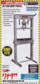 Harbor Freight Coupon 20 TON SHOP PRESS Lot No. 32879/60603 Expired: 1/31/18 - $149.99