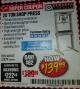 Harbor Freight Coupon 20 TON SHOP PRESS Lot No. 32879/60603 Expired: 3/31/18 - $139.99