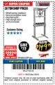 Harbor Freight Coupon 20 TON SHOP PRESS Lot No. 32879/60603 Expired: 3/18/18 - $149.99