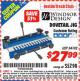 Harbor Freight ITC Coupon DOVETAIL JIG / MACHINE Lot No. 34102 Expired: 4/30/16 - $27.99