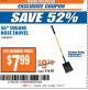 Harbor Freight ITC Coupon 56" SQUARE NOSE SHOVEL Lot No. 69791/3986 Expired: 7/18/17 - $7.99