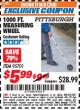 Harbor Freight ITC Coupon 1000 FT. MEASURING WHEEL Lot No. 95701 Expired: 7/31/17 - $5.99