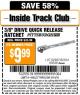 Harbor Freight ITC Coupon 3/8" DRIVE QUICK RELEASE Lot No. 62287/69348/62324 Expired: 4/14/15 - $9.99