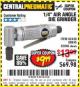 Harbor Freight Coupon AIR ANGLE DIE GRINDER Lot No. 32046/69945/62439 Expired: 10/9/17 - $9.99