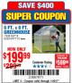 Harbor Freight Coupon ONE STOP GARDENS 6 FT. X 8 FT. GREENHOUSE Lot No. 47712/63354 Expired: 11/6/17 - $199.99