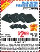 Harbor Freight Coupon MAGIC MOVER FURNITURE SLIDERS Lot No. 40071/62182 Expired: 9/5/15 - $2.99