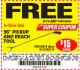 Harbor Freight FREE Coupon 36" PICKUP AND REACH TOOL Lot No. 94870/61413/62176 Expired: 4/30/17 - FWP
