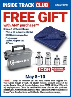 Harbor Freight FREE Coupon BUNKER HILL SECURITY 0.30 CALIBER AMMO BOX Lot No. 63135 Expired: 5/10/26 - FWP