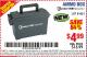 Harbor Freight Coupon BUNKER HILL SECURITY 0.30 CALIBER AMMO BOX Lot No. 63135 Expired: 10/23/15 - $4.99