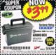 Harbor Freight Coupon BUNKER HILL SECURITY 0.30 CALIBER AMMO BOX Lot No. 63135 Expired: 9/30/16 - $3.99