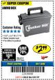 Harbor Freight Coupon BUNKER HILL SECURITY 0.30 CALIBER AMMO BOX Lot No. 63135 Expired: 5/31/18 - $2.99