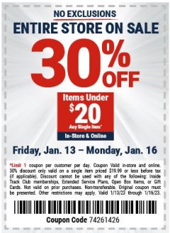 Harbor Freight FREE Coupon CHIEF PROFESSIONAL MEDIUM-BARREL AIR HAMMER Lot No. 56990 Expired: 1/6/22 - FWP