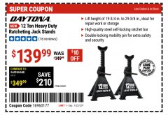 Harbor Freight FREE Coupon  BAUER 12 IN. DUAL-BEVEL SLIDING COMPOUND MITER SAW Lot No. 57151 Expired: 1/6/22 - FWP