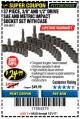 Harbor Freight Coupon 37 PIECE 3/8" AND 1/2" DRIVE COMBINATION IMPACT SOCKET SET Lot No. 68011 Expired: 7/31/17 - $24.99