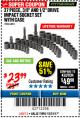 Harbor Freight Coupon 37 PIECE 3/8" AND 1/2" DRIVE COMBINATION IMPACT SOCKET SET Lot No. 68011 Expired: 12/31/17 - $23.99