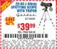 Harbor Freight Coupon 20-60 X 60 MM SPOTTING SCOPE WITH TRIPOD Lot No. 62774 Expired: 9/12/15 - $39.99