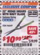 Harbor Freight ITC Coupon ONE STOP GARDENS 22 IN. HEDGE SHEARS WITH WAVY BLADE Lot No. 96849 Expired: 5/31/17 - $10.99